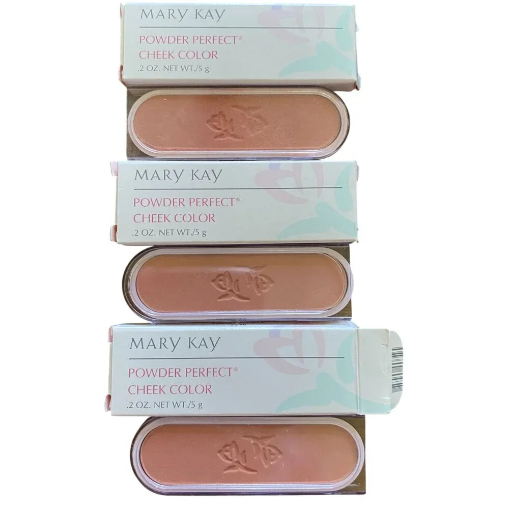 Mary Kay Powder Perfect Cheek Color Honey Wheat 2248 NIB 3 boxes‎ Discontinued